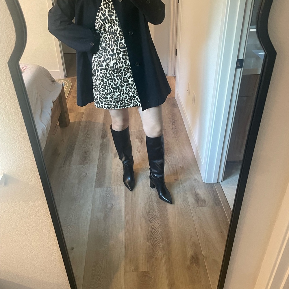 Black Button-Up Coat